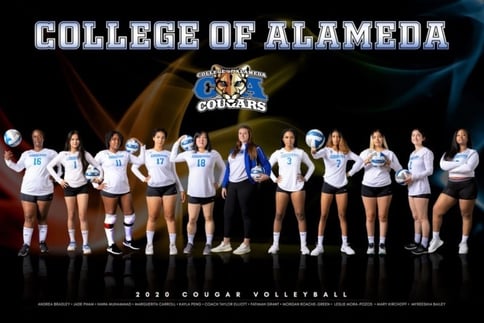 CoA 2020 Womens Volleyball Team