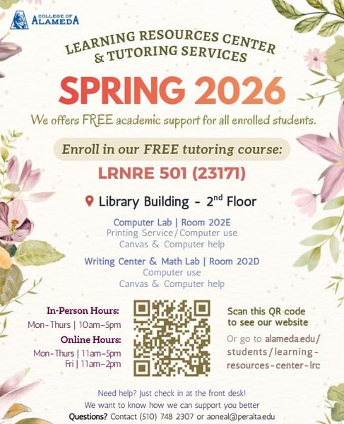 CoA LRC Spring 2026 Flyer