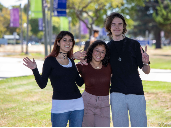 COA students on campus