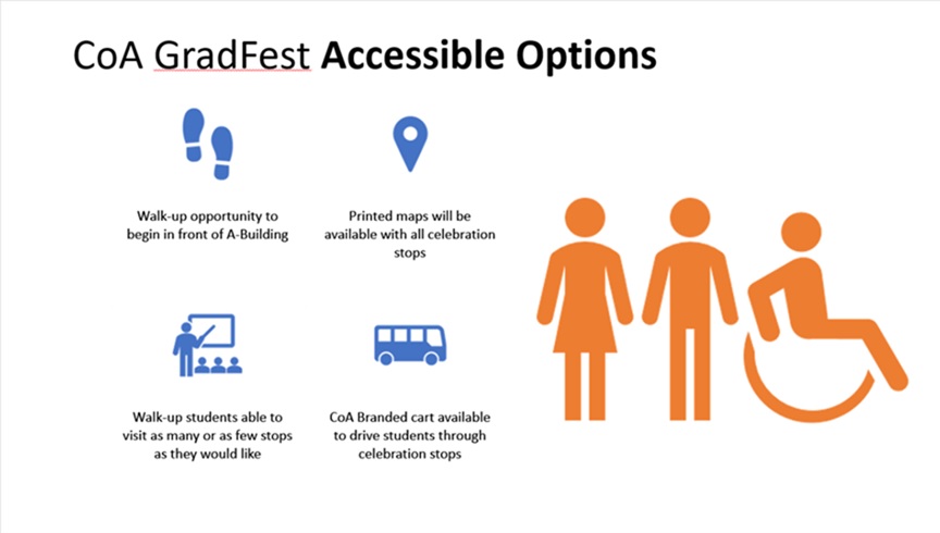 gradfest accessible options
