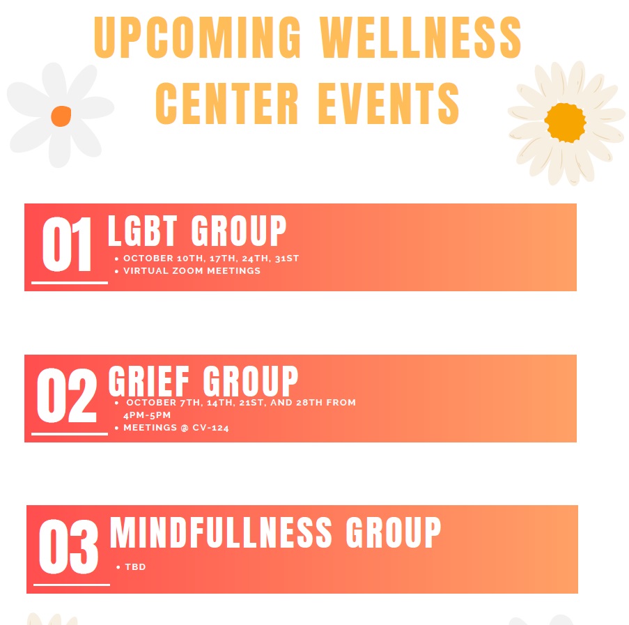 Wellness Events - Fall 2024