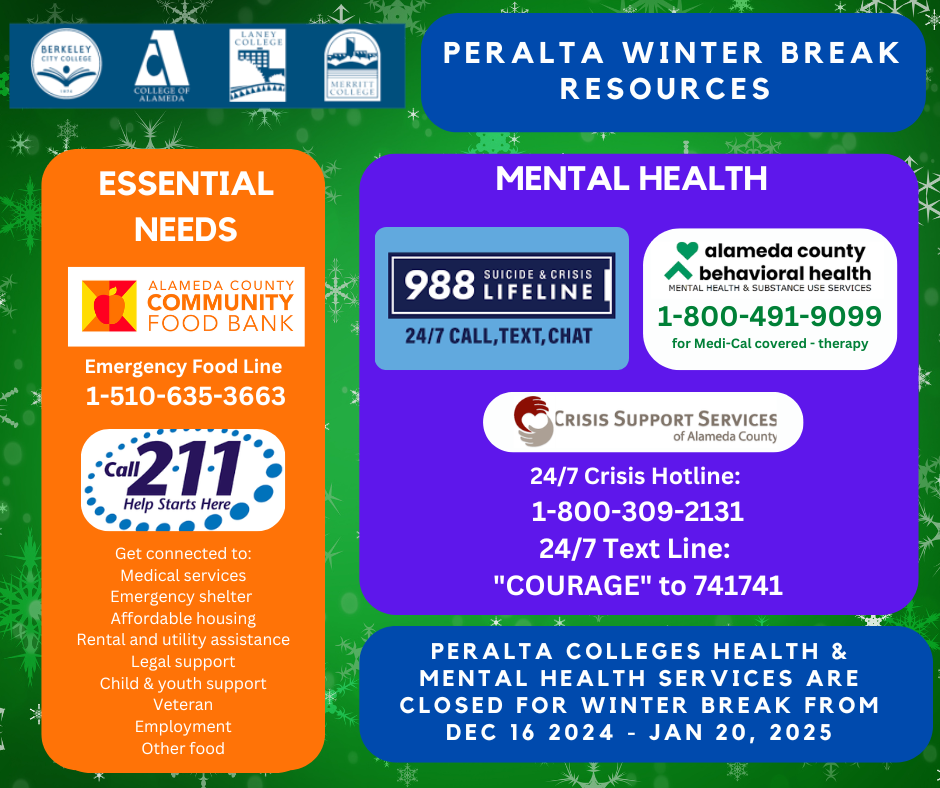 Winter Break Resources