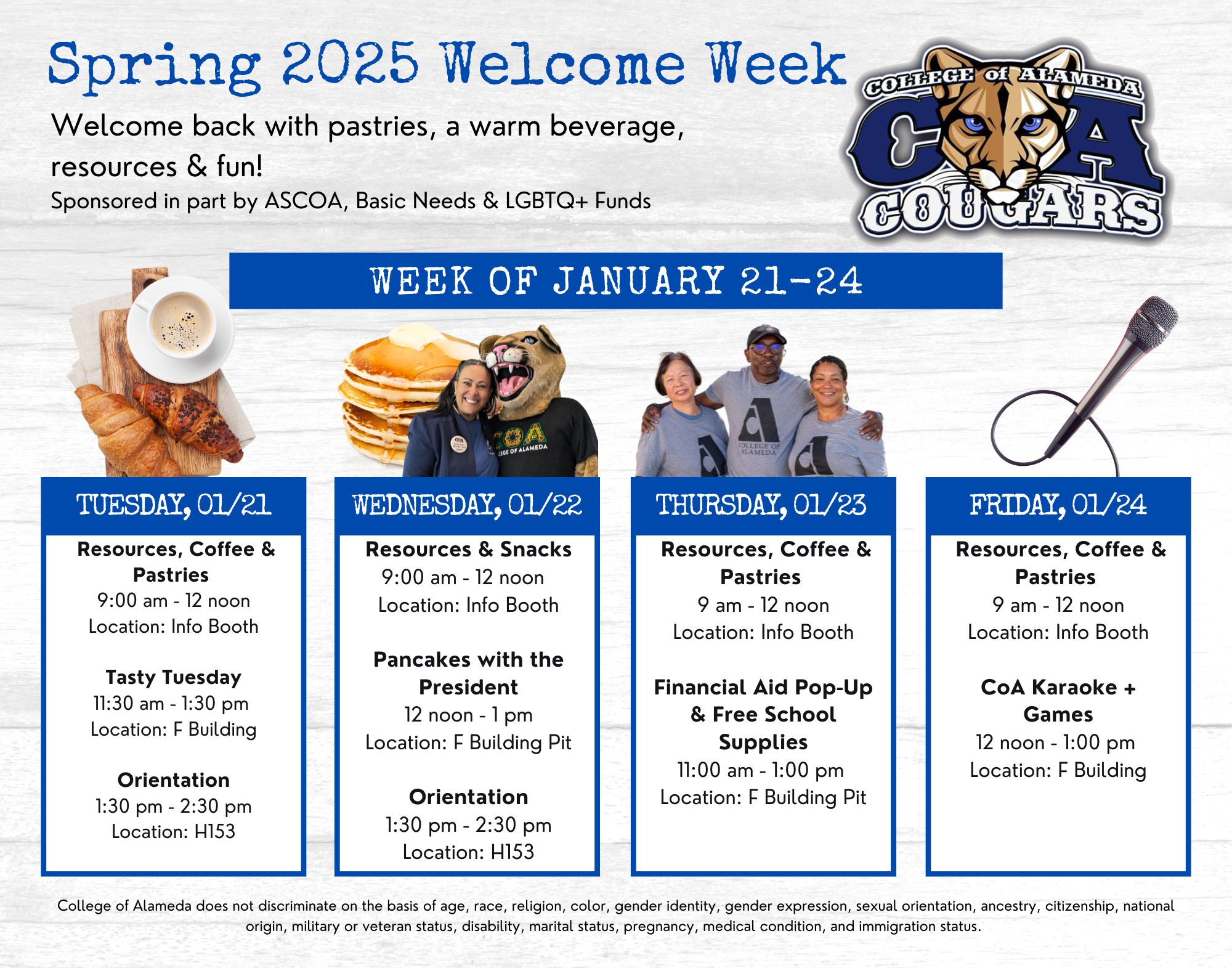 Spring 2025 Welcome Week