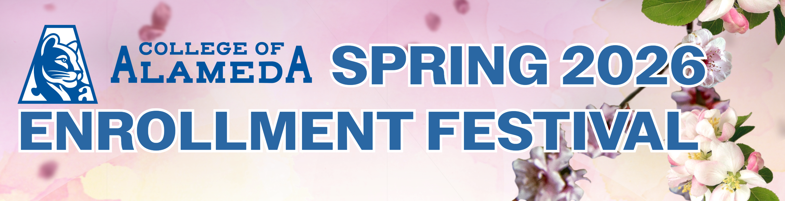 CoA Spring 2026 Enrollment Festival Banner 2